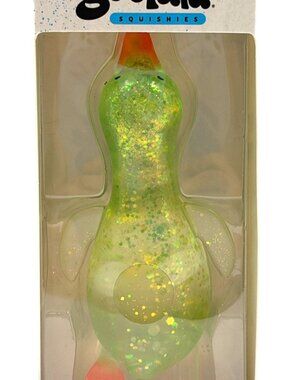 Goolala Silly Goose Squishy Sensory Fidget Toy - Green Glitter New